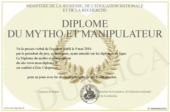 diplome 9 mai